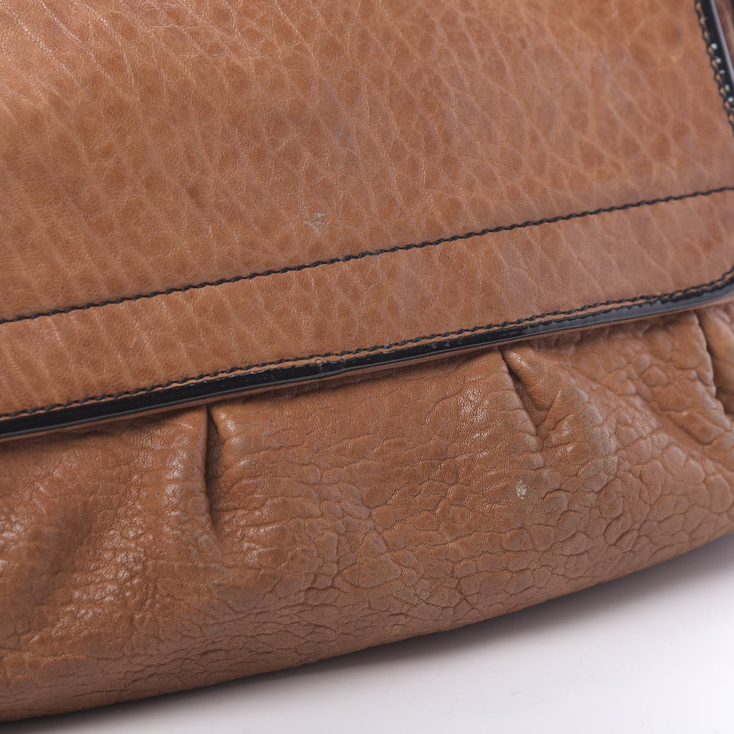Nappa Patent B Bis Flap Bag Osso Black