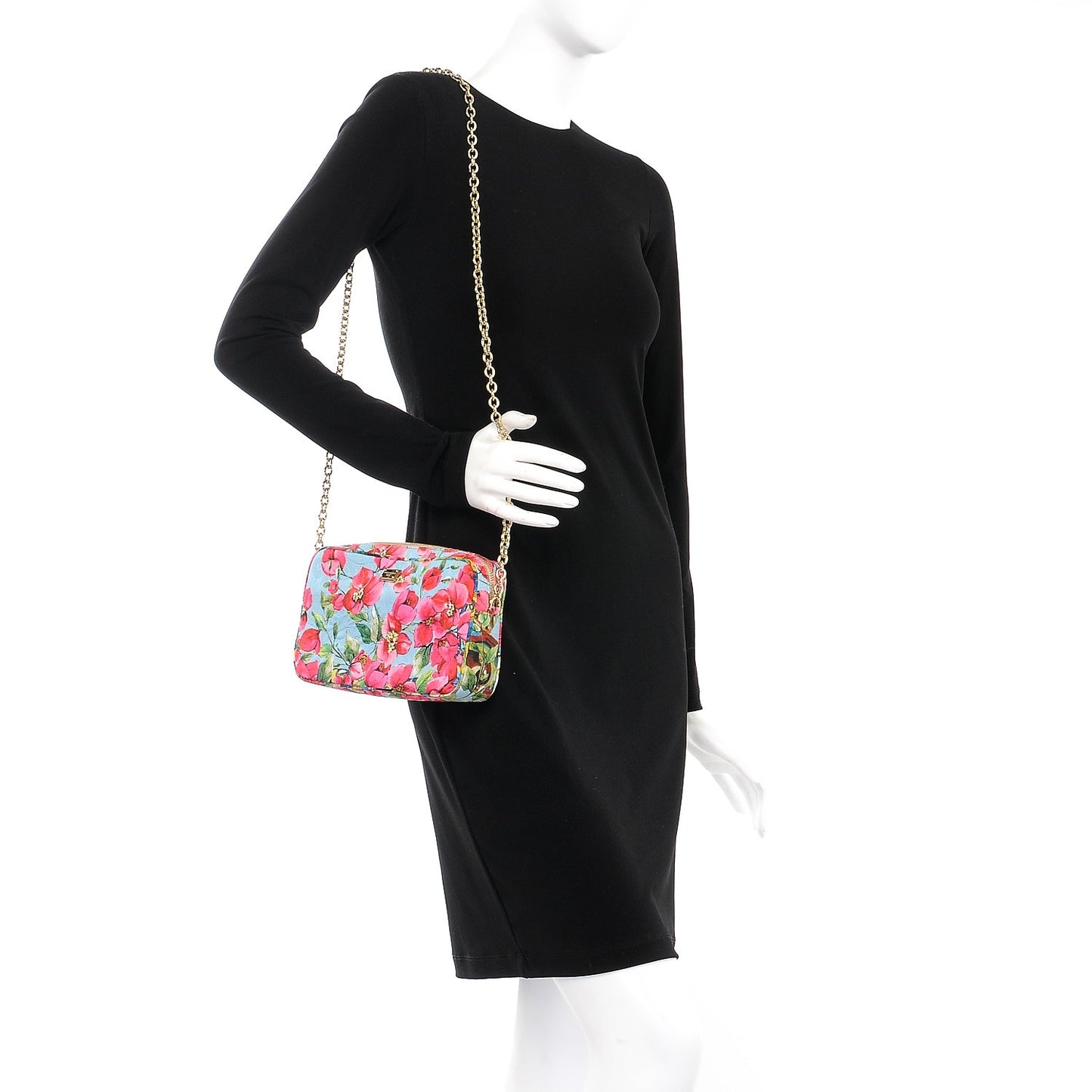 Brocade Floral Glam Crossbody Camera Bag Multicolor
