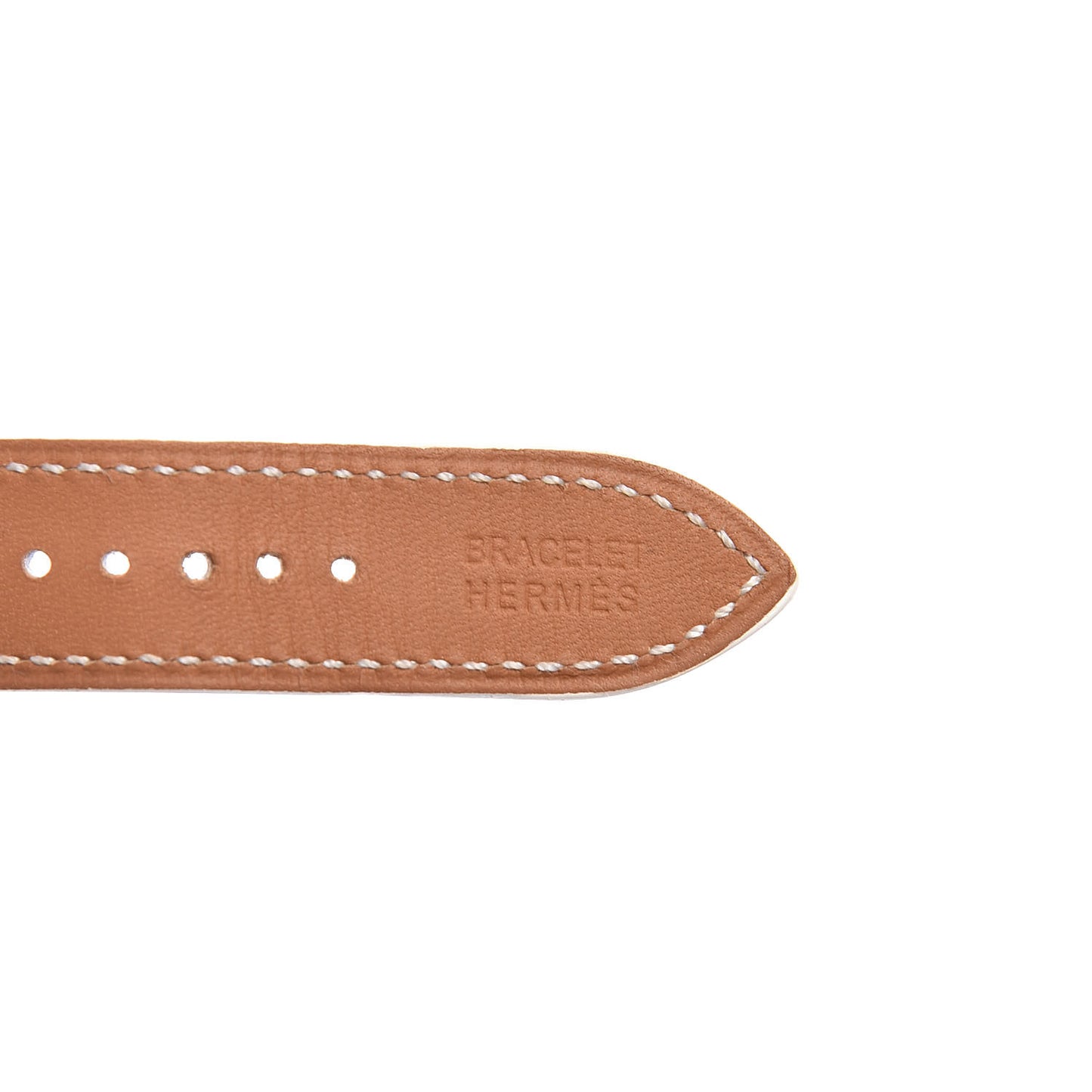 Epsom Heure H Hour Watch XS Double Tour Strap White
