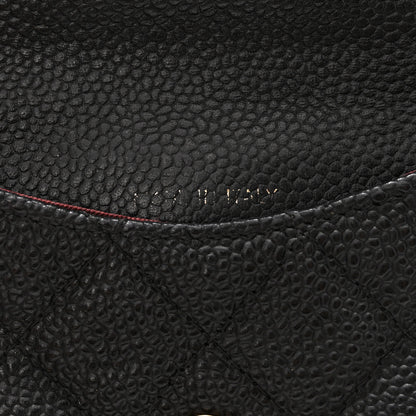 Chanel Caviar Quilted Flap Zip Card Holder Black 6 of 8