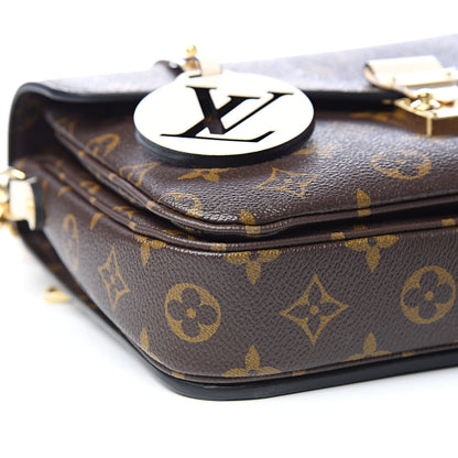 Louis Vuitton Monogram Braided Pochette Metis Creme Beige 7 of 9