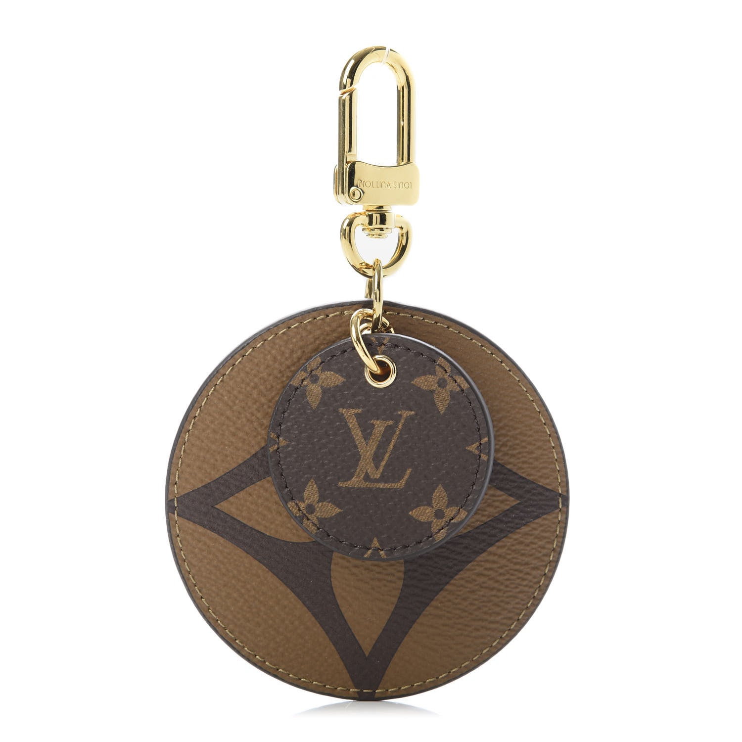 Louis Vuitton Monogram Reverse Key Holder Bag Charm 1 of 3