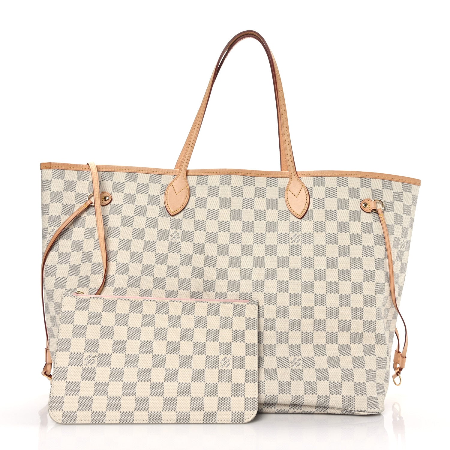 Louis Vuitton Damier Azur Neo Neverfull GM Rose Ballerine 3 of 10