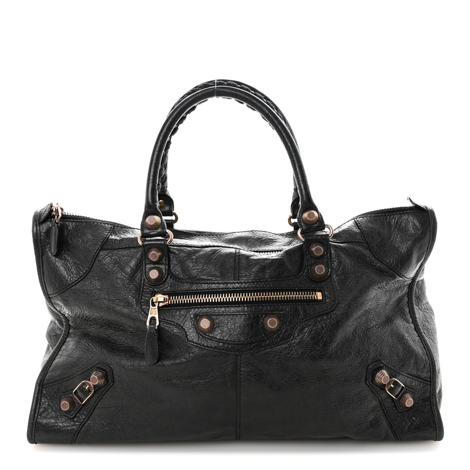 Balenciaga Agneau Giant 12 Rose Gold Hardware City Black 1 of 10