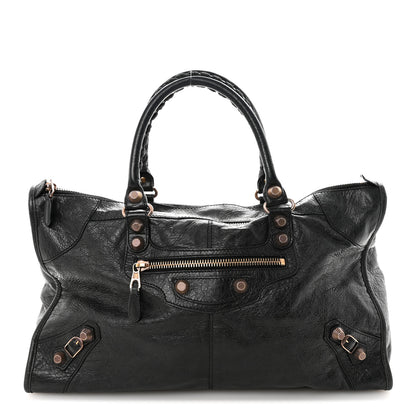Balenciaga Agneau Giant 12 Rose Gold Hardware City Black 1 of 10