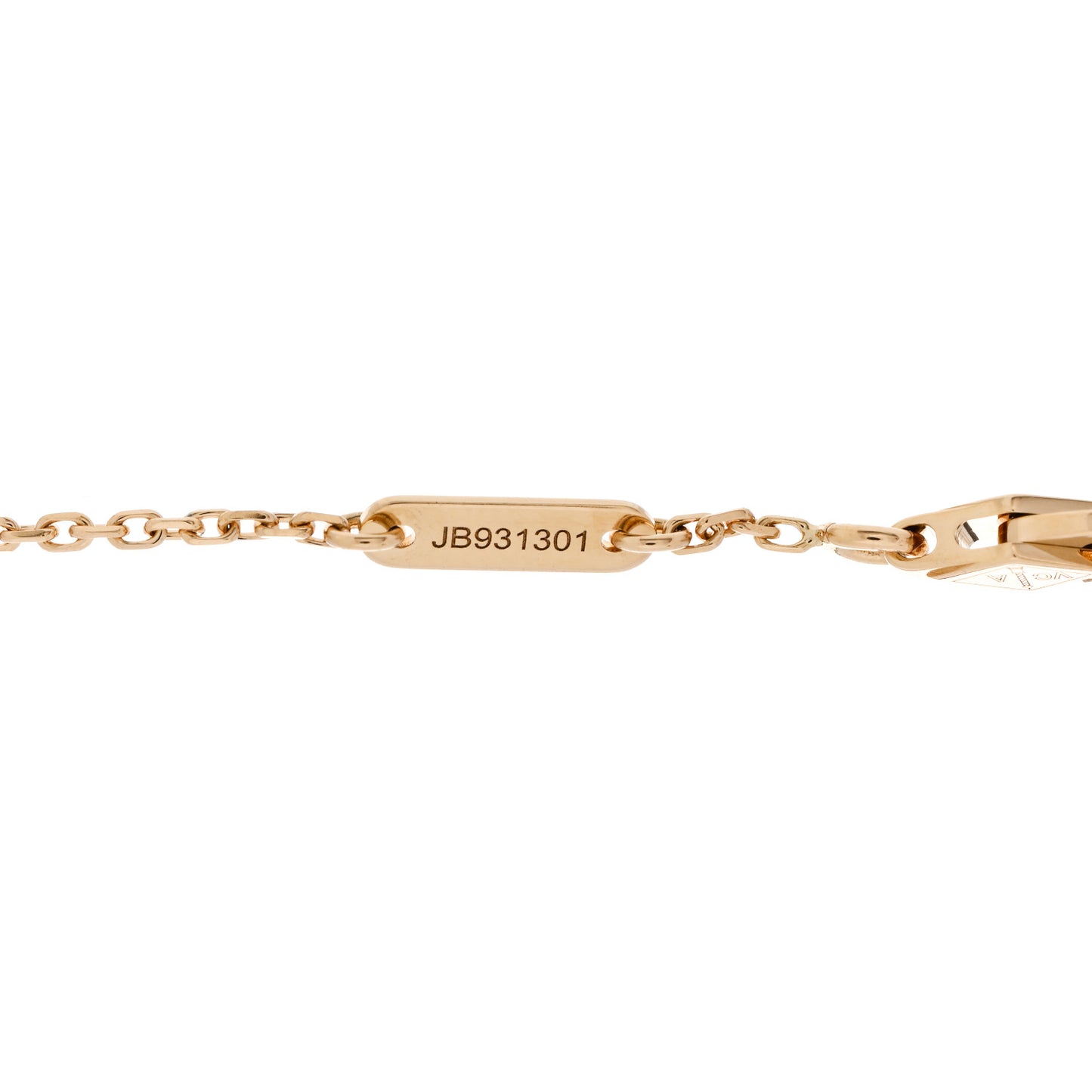 18K Yellow Gold Mother of Pearl Sweet Alhambra Butterfly Bracelet