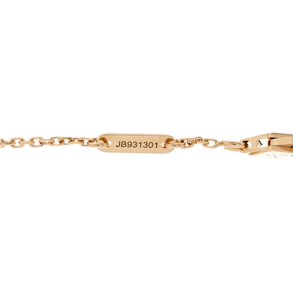 Van Cleef & Arpels 18K Yellow Gold Mother of Pearl Sweet Alhambra Butterfly Bracelet 4 of 5