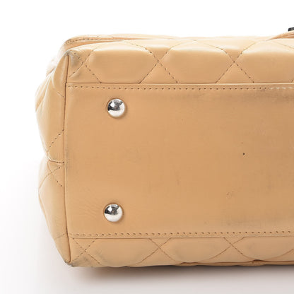 Chanel Lambskin Quilted Jumbo Kelly Flap Bag Beige 12 of 14