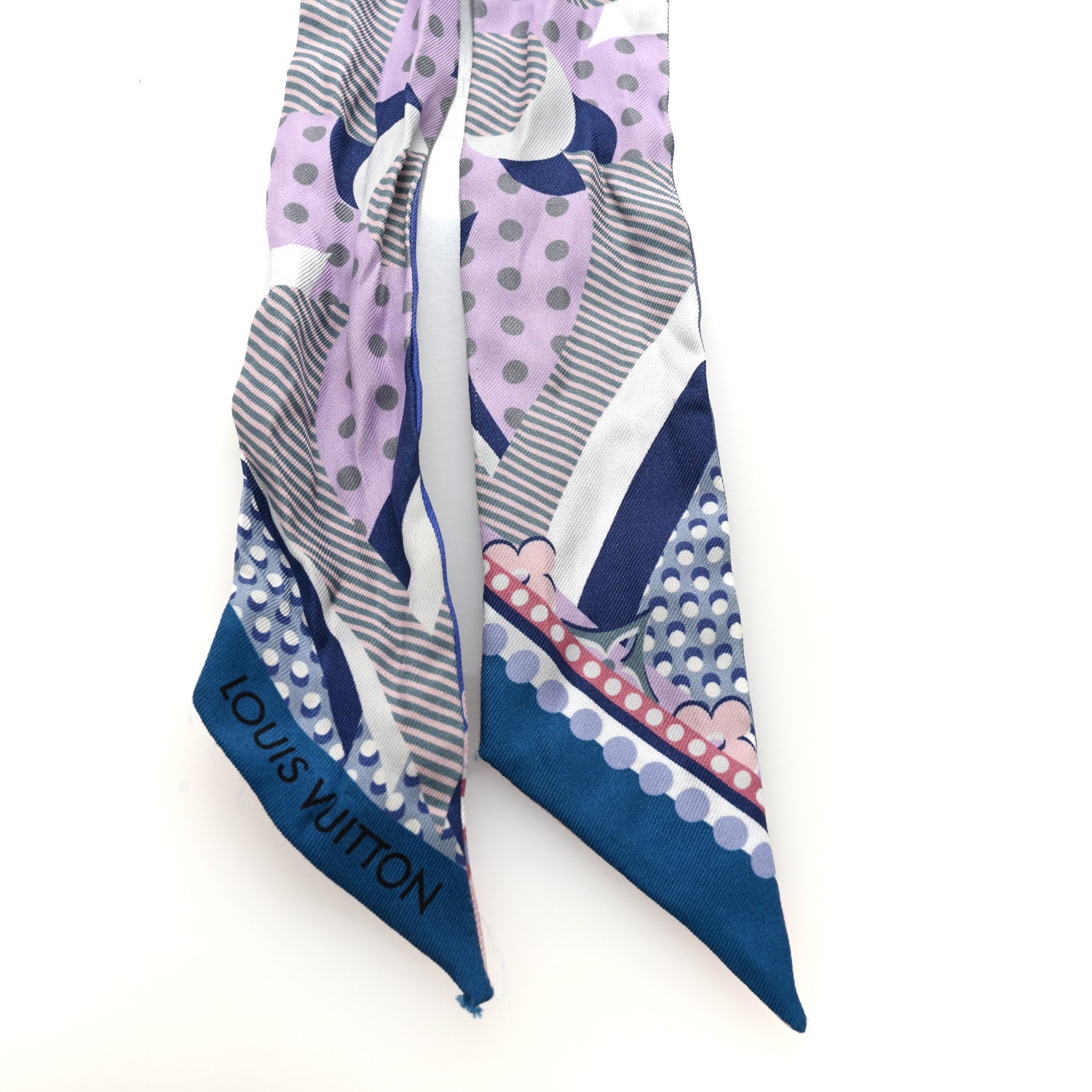 Louis Vuitton Silk Pop Monogram BB Bandeau Bleuet 2 of 4