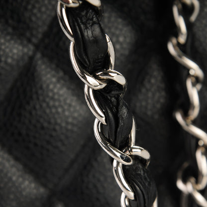 Chanel Caviar Quilted Jumbo Single Flap Black 12 of 13