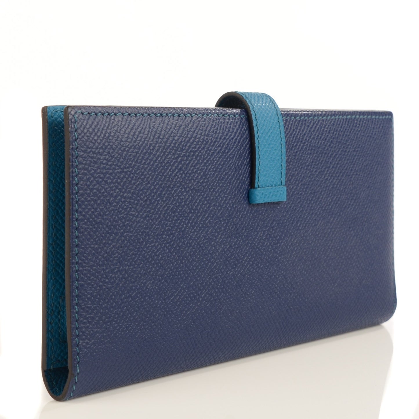 Epsom Bi Color Bearn Wallet Bleu Sapphire Izmir