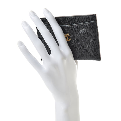 Chanel Caviar Quilted Card Holder Black 2 of 9