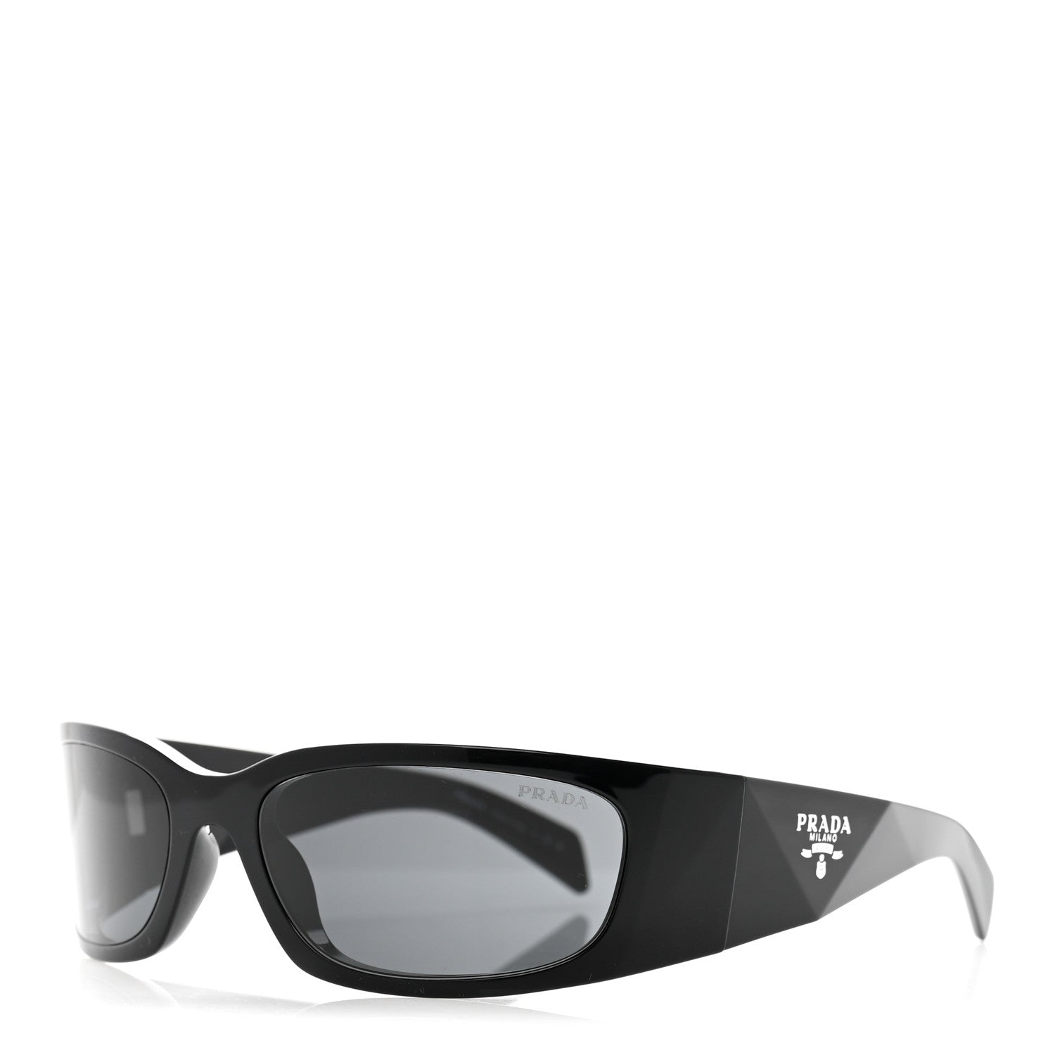Prada Acetate Symbole Sunglasses SPR A14 Black 1 of 8