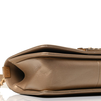 Chanel Metallic Lambskin Medium Scaled Boy Flap Gold 7 of 8