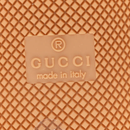 Gucci GG Supreme Monogram Harness Calfskin Web Womens Screener Sneakers 37 Beige Ebony Rosso Harness Brown 7 of 10