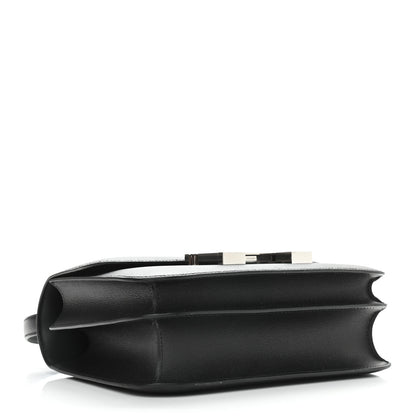 Hermes Madame Calfskin Lizard Constance 24 Black Ombre 4 of 9