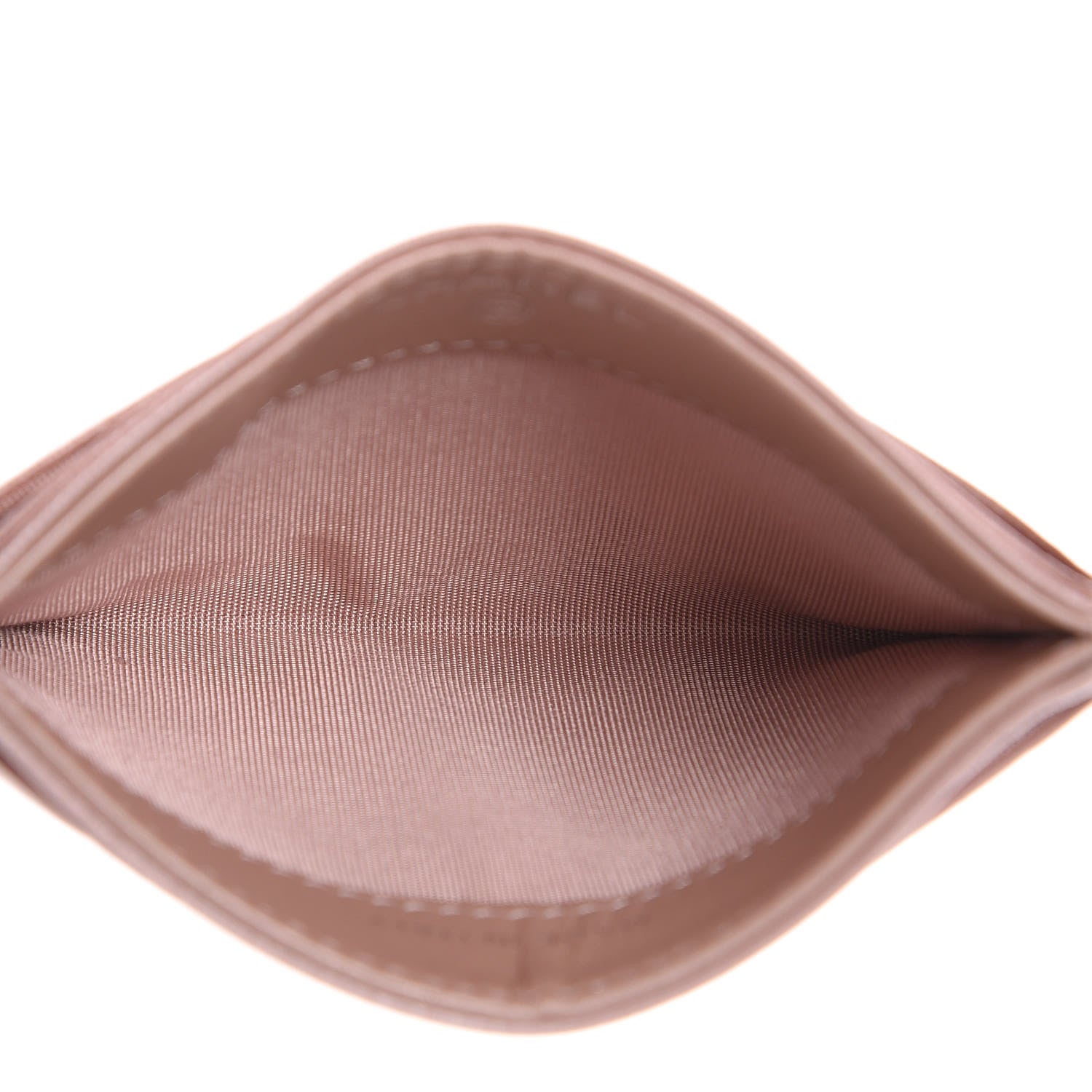 Chanel Goatskin Camellia Embossed Card Holder Light Pink 5 of 9