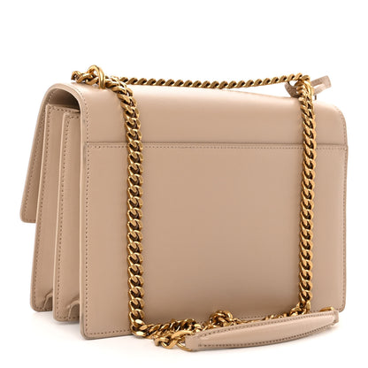 Saint Laurent Calfskin Medium Monogram Sunset Dark Beige 4 of 12