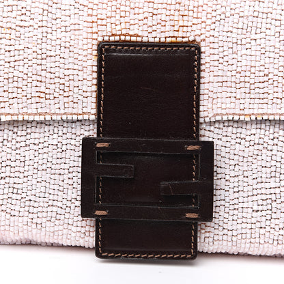 Fendi Beaded Baguette Pale Pink 6 of 15