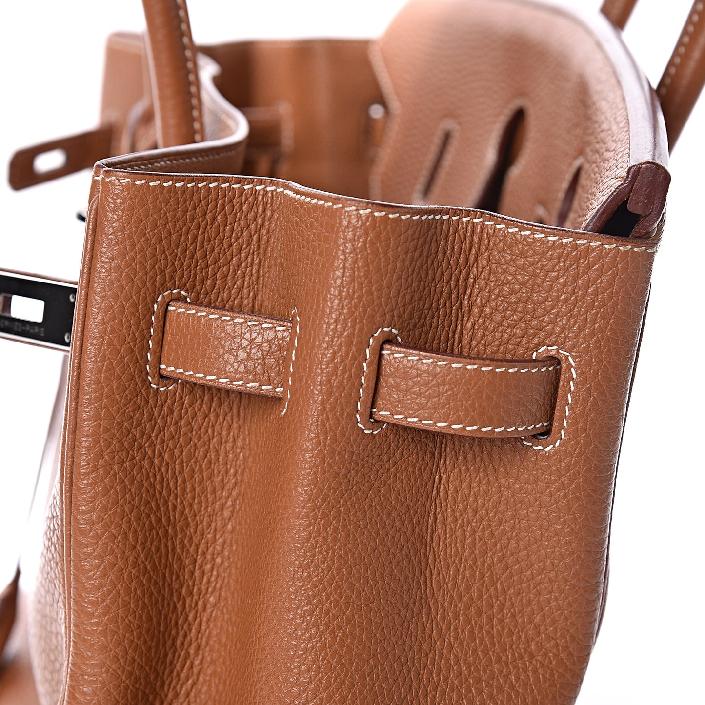 Taurillon Clemence Birkin 35 Gold