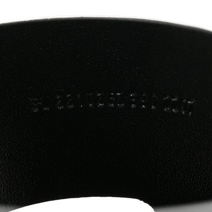 Hermes Calfskin Cork Eze 30 Sandals 39 Black 9 of 10