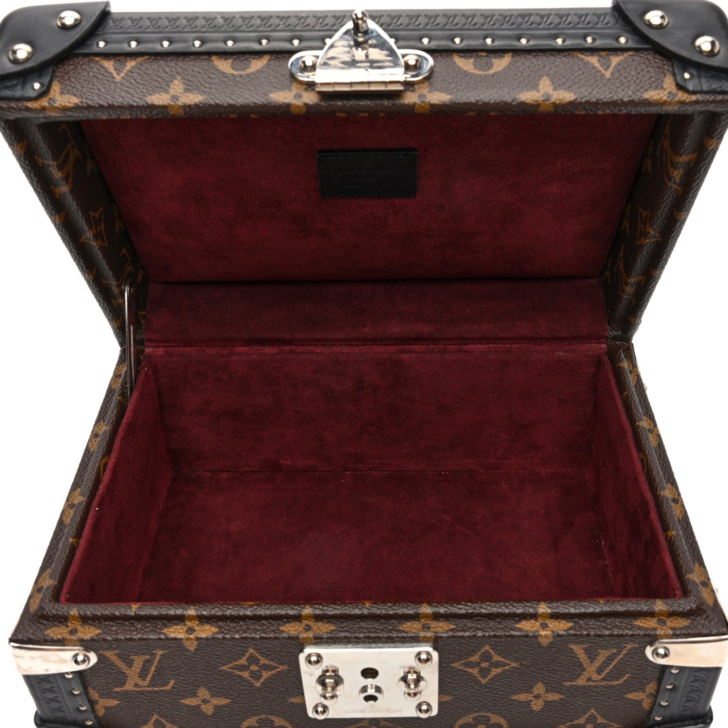 Louis Vuitton Monogram Macassar Coffret Tresor 24 Jewelry Case 5 of 9
