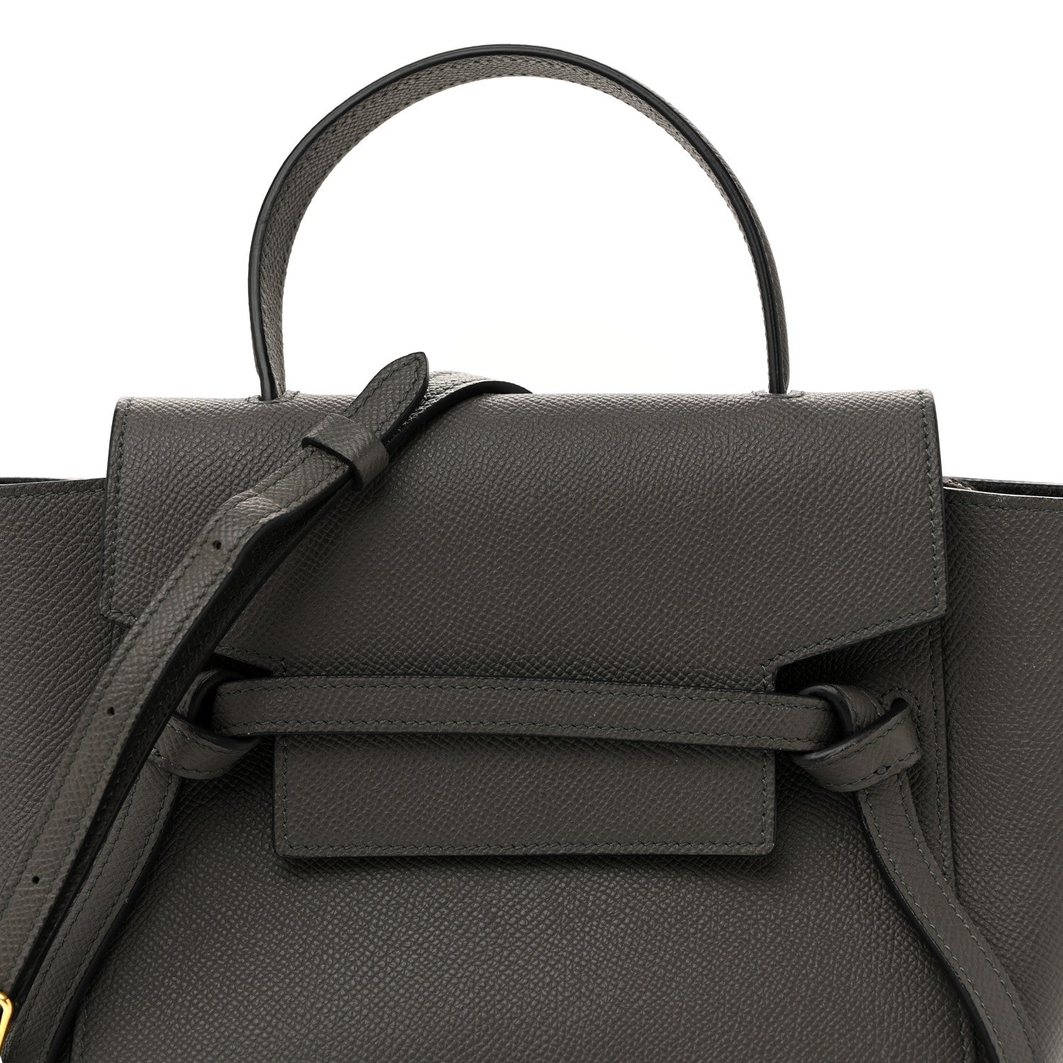 Celine Grained Calfskin Nano Belt Bag Grey 15 of 25