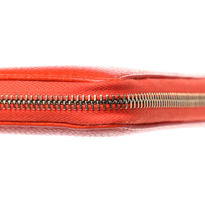 Gucci Pebbled Calfskin Soho Zip Around Wallet Sun Orange 10 of 11