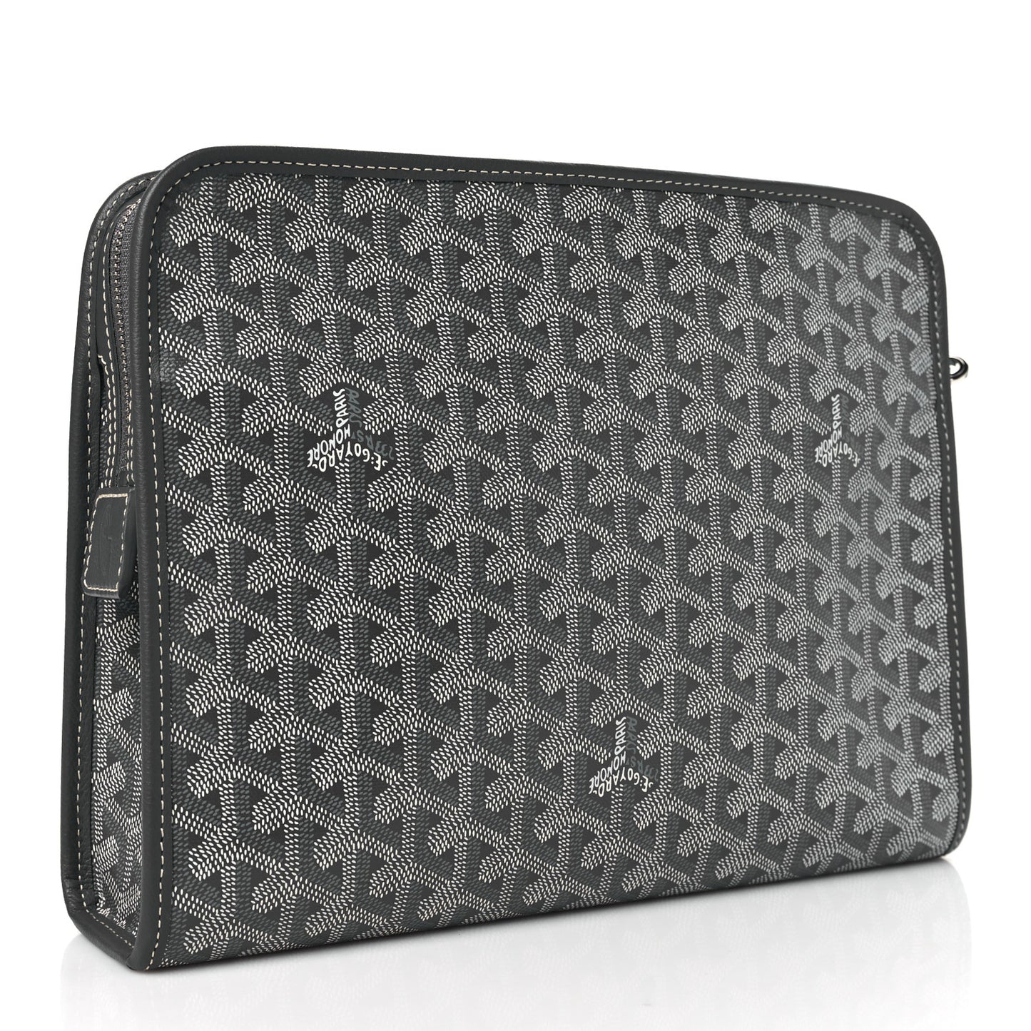 Goyardine Jouvence GM Toiletry Pouch Grey