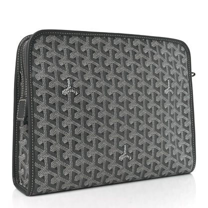 Goyard Goyardine Jouvence GM Toiletry Pouch Grey 3 of 9