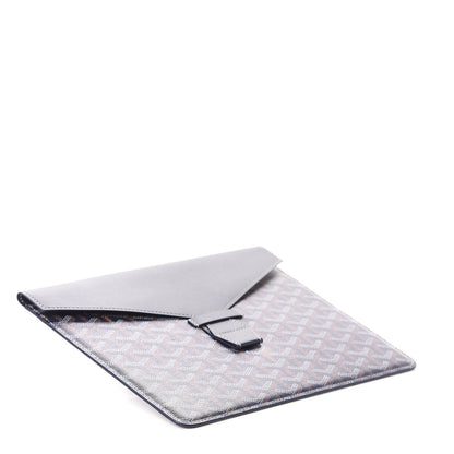 Goyard Goyardine Camondo MM Horizontal Clutch Navy 3 of 5