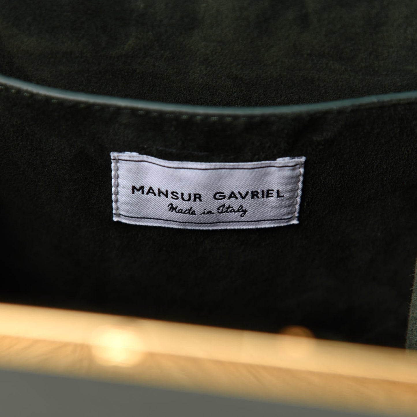 Vegetable Tanned Calfskin Elegant Top Handle Bag Moss