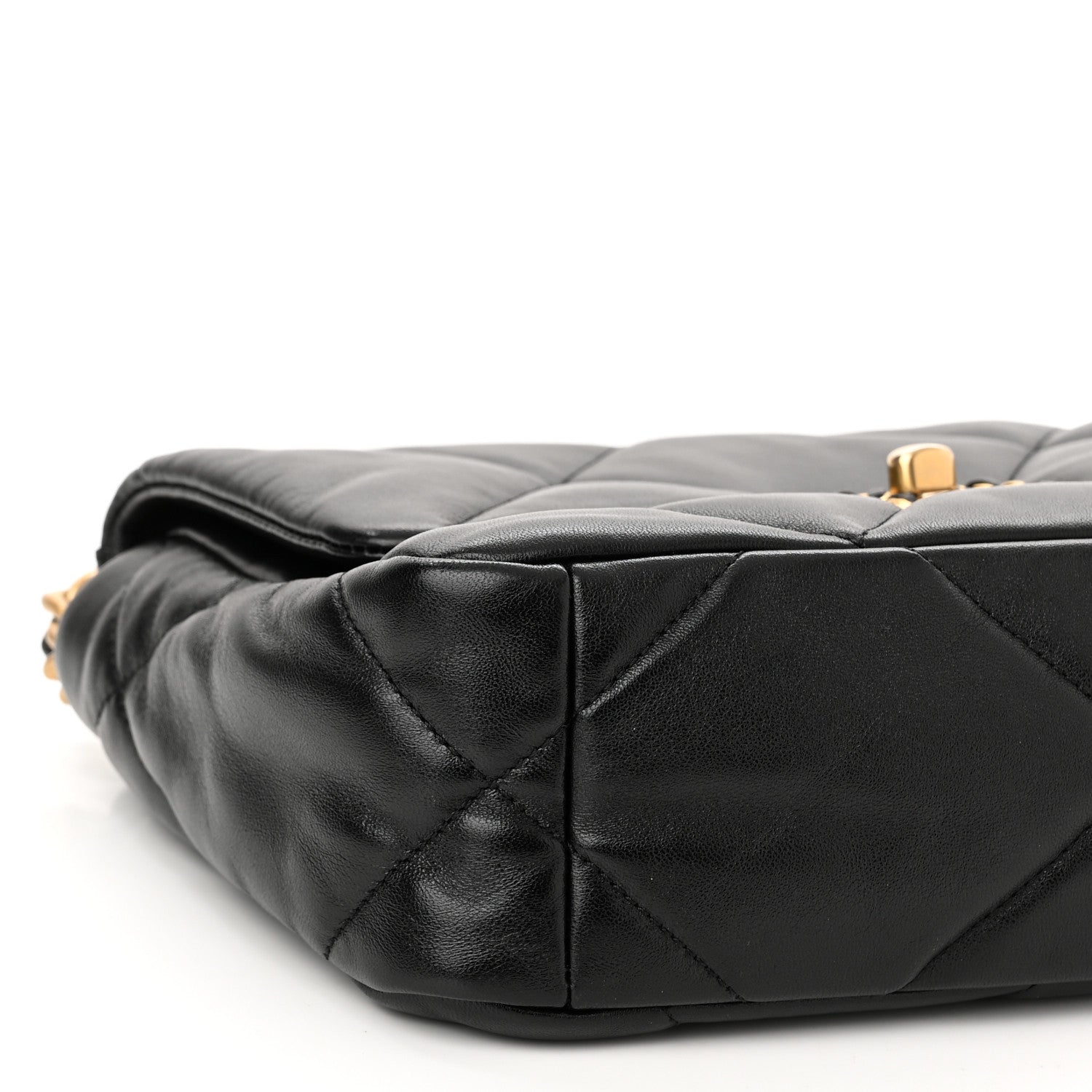 Chanel Lambskin Quilted Medium Chanel 19 Flap Black 9 of 11