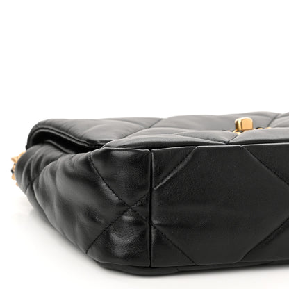 Chanel Lambskin Quilted Medium Chanel 19 Flap Black 9 of 11