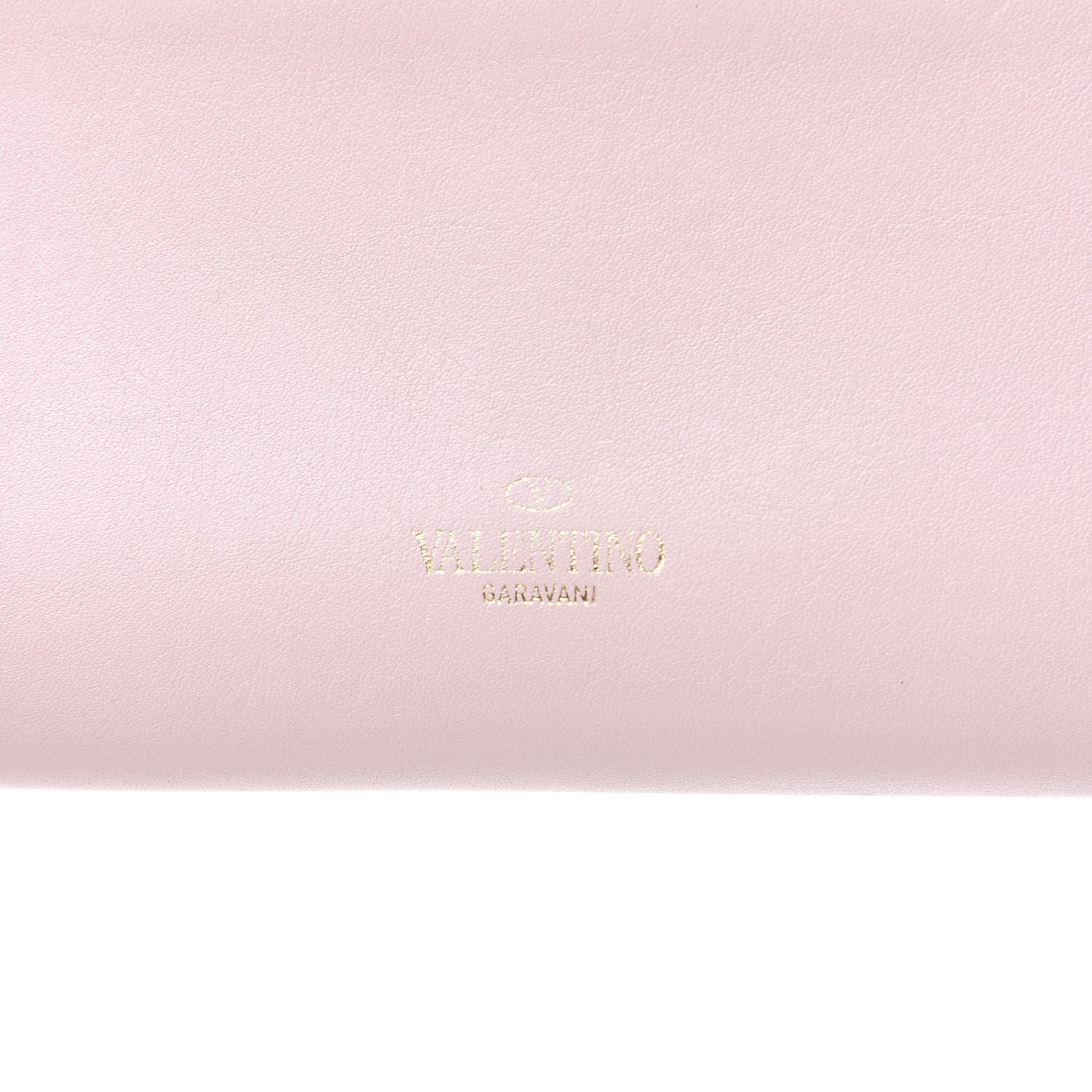 Valentino Garavani Calfskin Watercolor Rockstud Wristlet Wallet Rose Green Yellow Sky 10 of 11