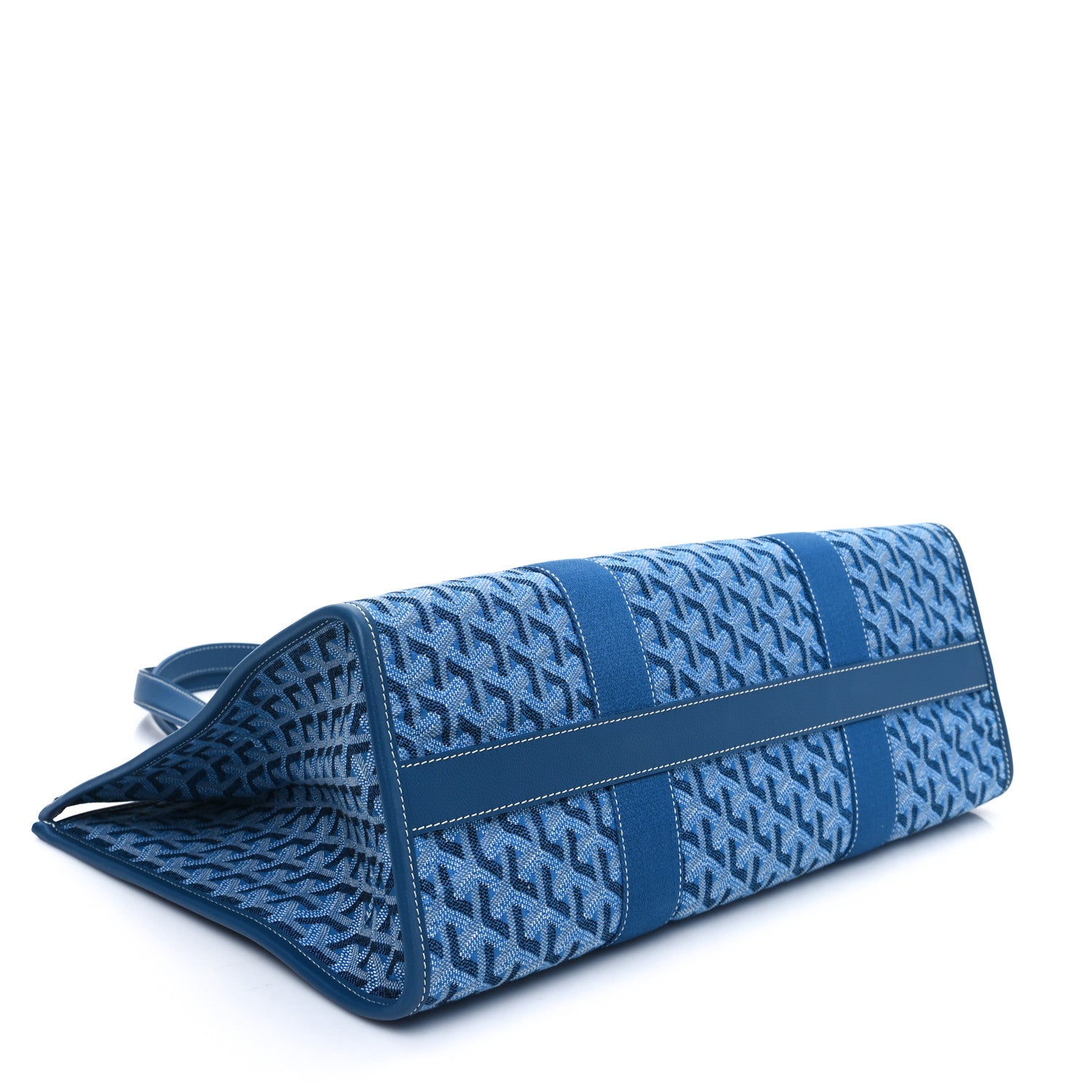 Goyard Goyardine Villette MM Tote Ocean Blue 4 of 9