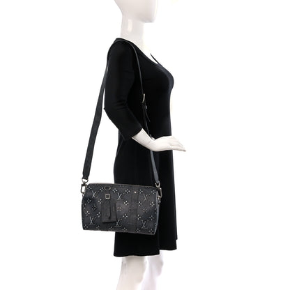 Louis Vuitton Cowhide Faded Monogram City Keepall Charcoal 2 of 8