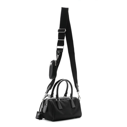 Prada Nylon Saffiano Re-Edition 2005 Top Handle Crossbody Bag Black 3 of 9