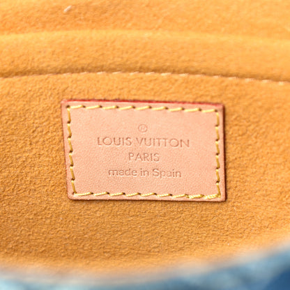 Louis Vuitton Monogram Denim Mini Pleaty Blue 6 of 12