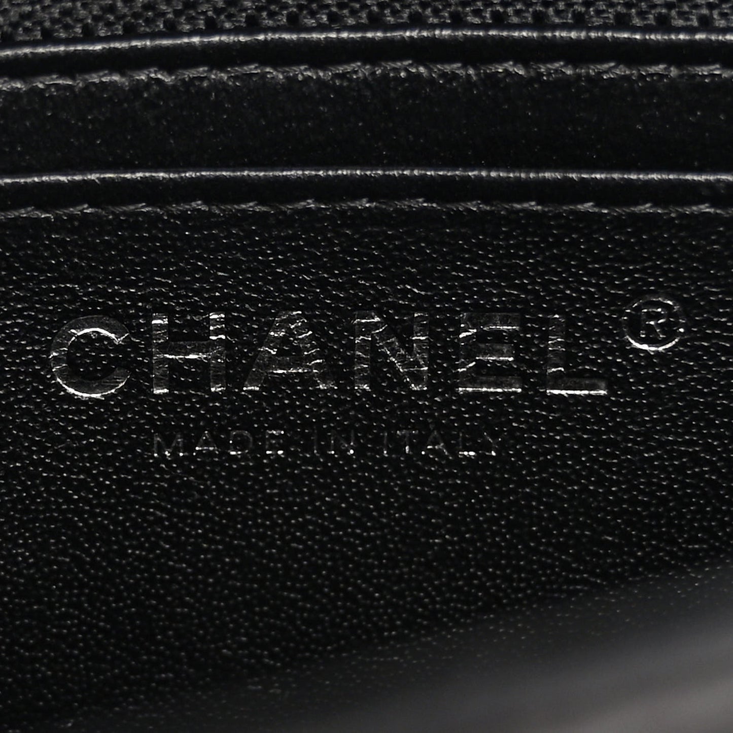 Lambskin Quilted Mini Rectangular Flap Black