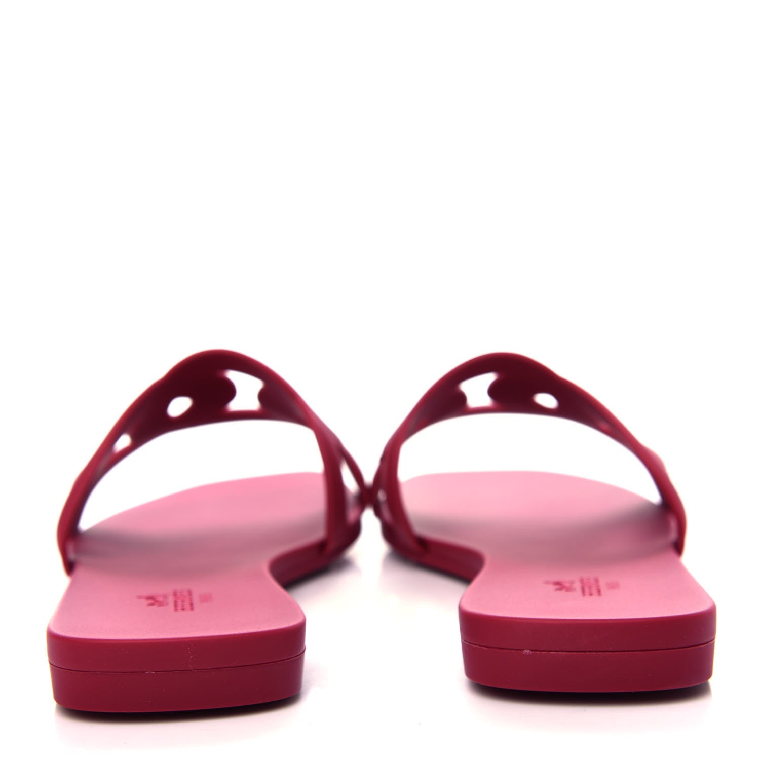 Hermes Rubber Aloha Sandals 36 Rose Baie 7 of 11