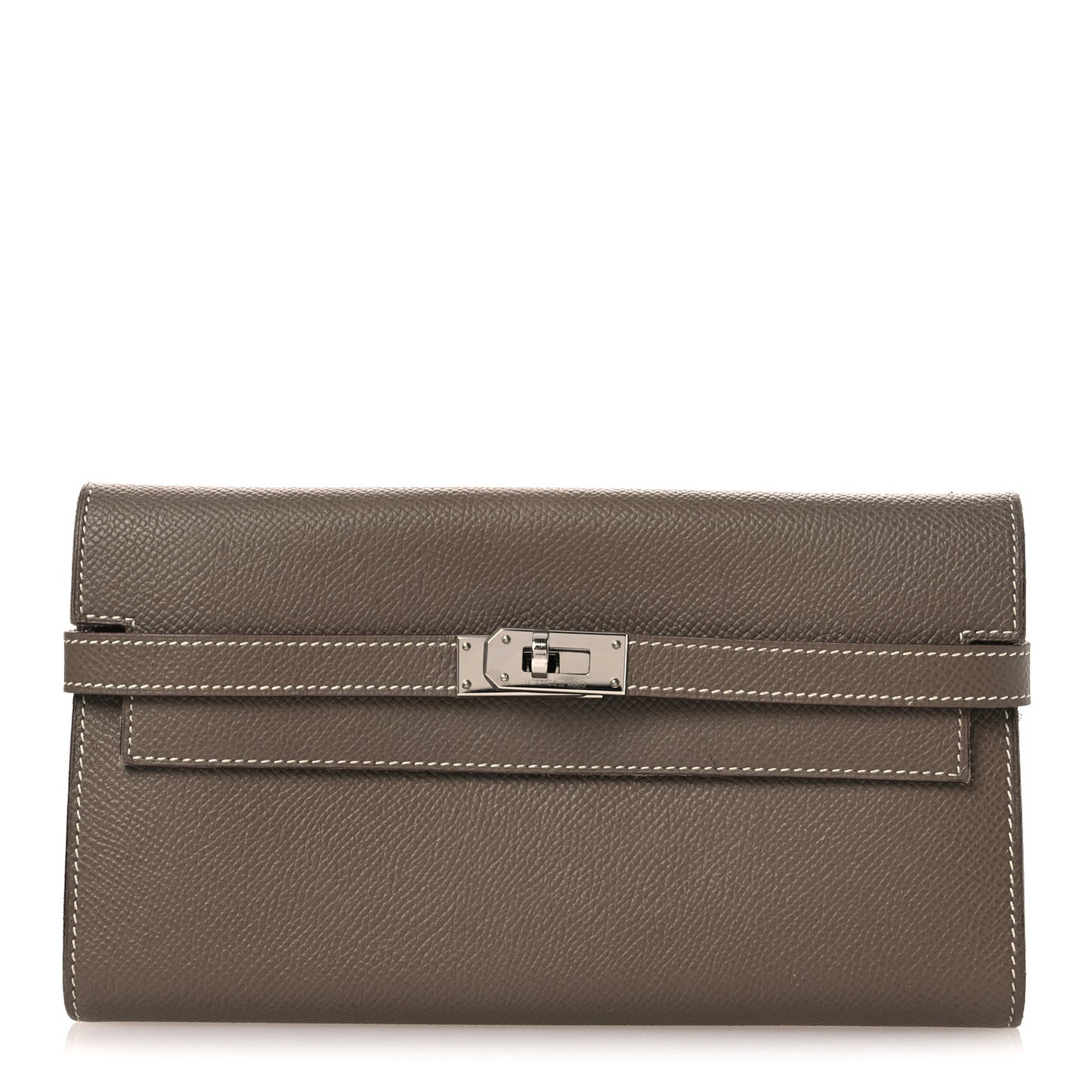 Epsom Kelly Longue Wallet Etoupe