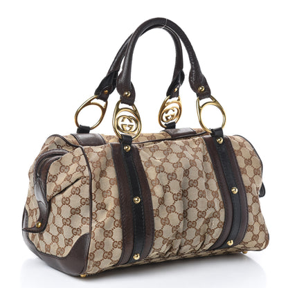 Gucci Monogram Medium Interlocking Icon Tote Dark Brown 3 of 10