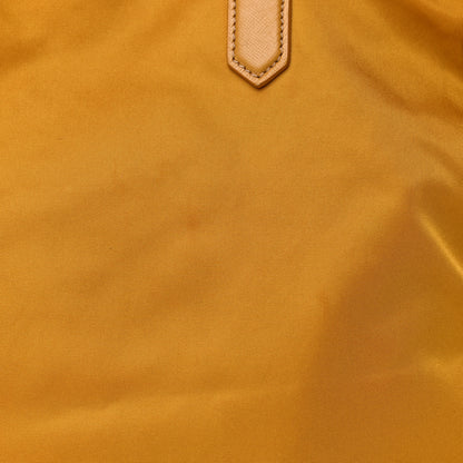 Prada Tessuto Nylon Saffiano Shopping Tote Yellow 16 of 22