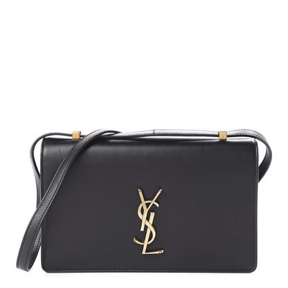 Saint Laurent Calfskin Monogram Small Dylan Shoulder Bag Black 1 of 9