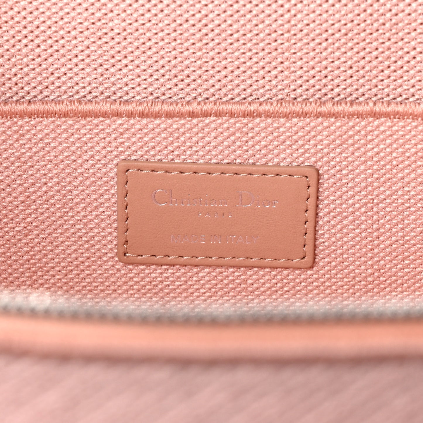 Canvas Embroidered Cannage Diortravel Vanity Case Bois de Rose