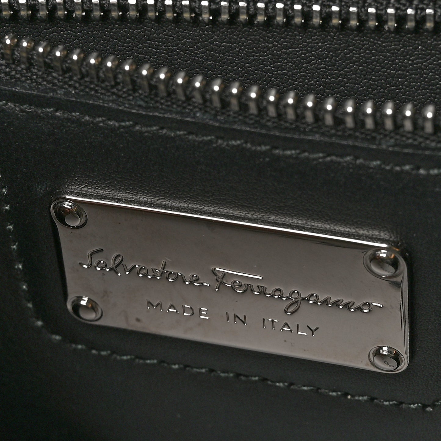 Calfskin Double Handle Nolita Satchel Black