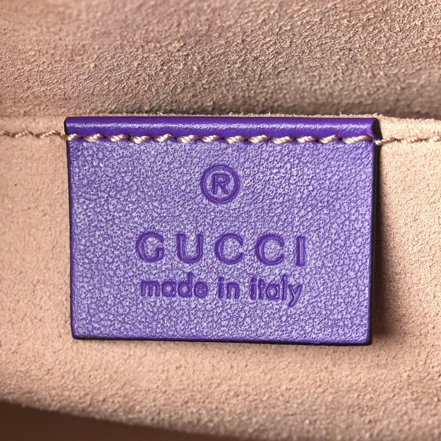 Calfskin Matelasse Small GG Marmont Chain Shoulder Bag Shine Purple
