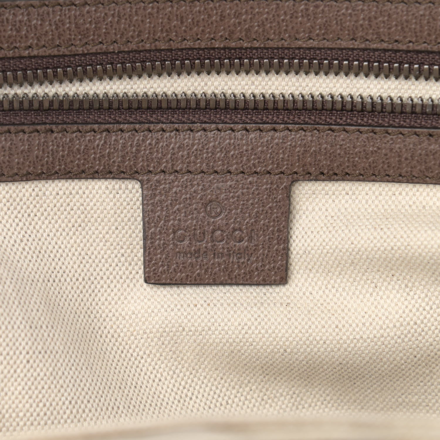 Gucci GG Supreme Monogram Calfskin Web Small Ophidia Day Backpack Beige Ebony New Acero 6 of 10