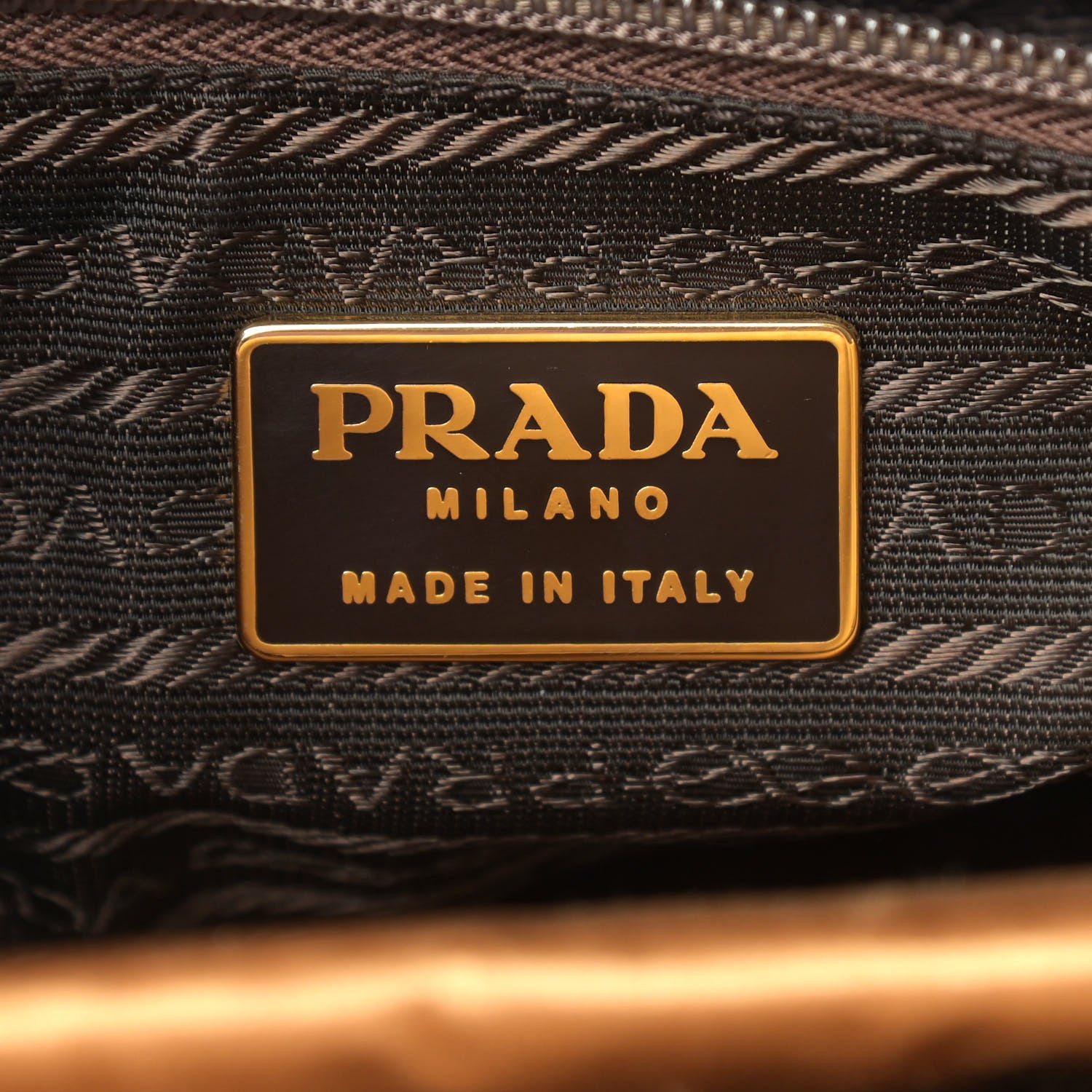 Prada Satin Raso Chain Bag Gold 6 of 14